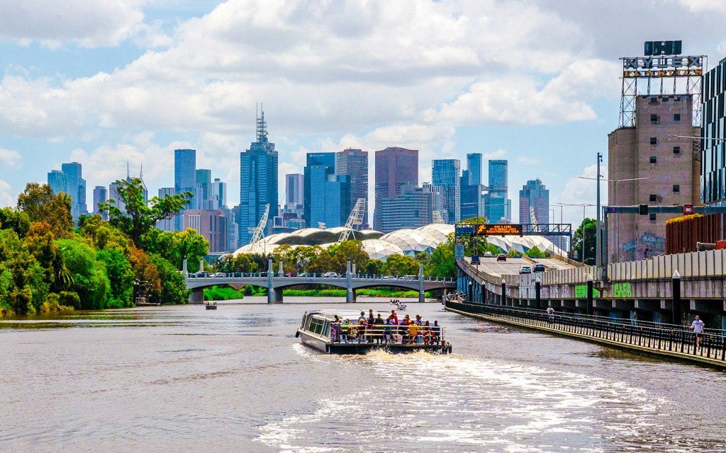 Croisière touristique de 1 heures sur la rivière Yarra (45-Minute Melbourne Highlights Cruise)