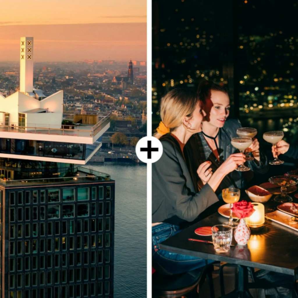 A'DAM Lookout:入場券+マダム・アムステルダムでの昼食または夕食