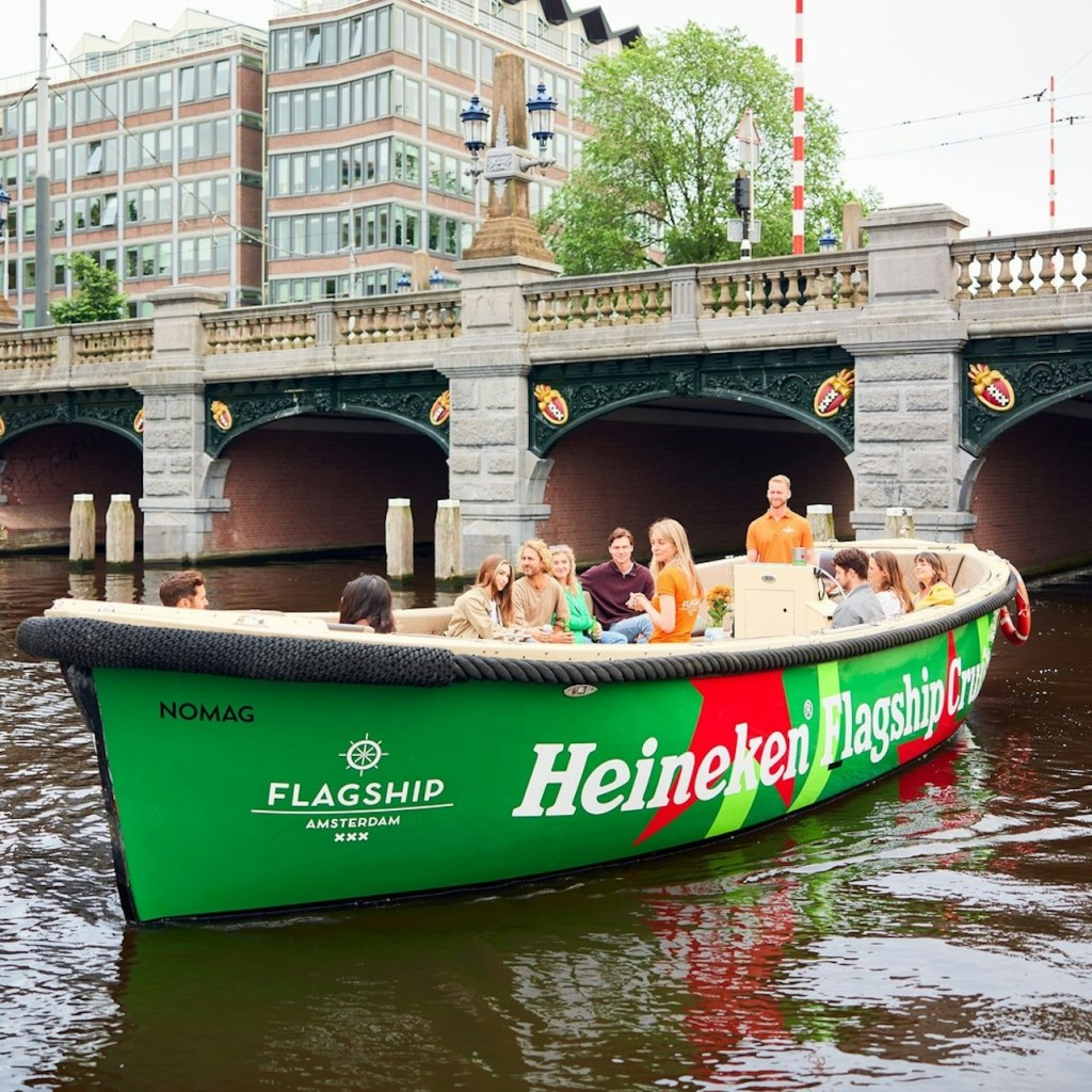 Amsterdam: Rejs po kanałach z Flagship otwartą łodzią