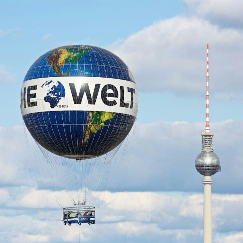 Berlin : Welt Balade en montgolfière