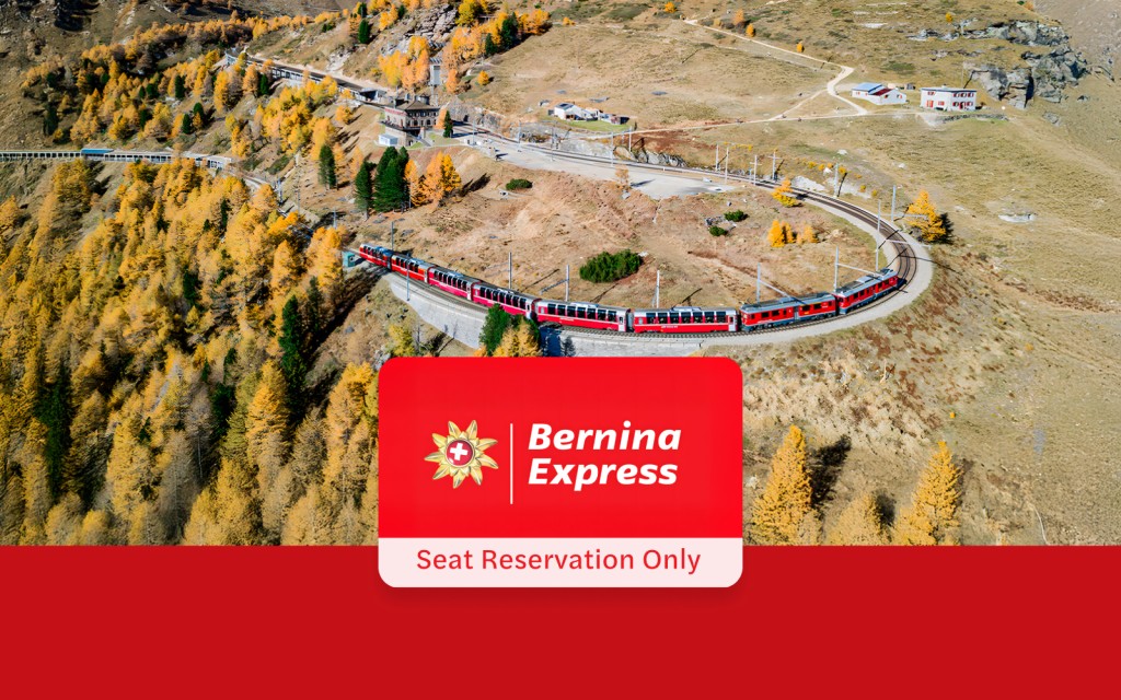 Bernina Express Seat Reservation Only (From Chur to Tirano (Seat Reservation Only))