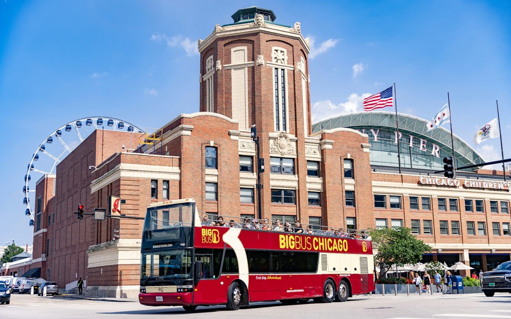 Big Bus: Wycieczki autobusowe wskakuj/wyskakuj w Chicago (Discover: 24-Hour Pass)
