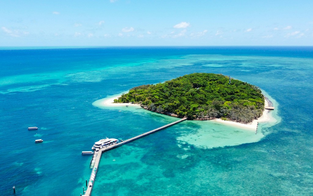 Schifffahrt von Cairns nach Green Island (ganztägig) mit Upgrade-Optionen für Aktivitäten (Full Day Cruise with Snorkelling Gear and Buffet Lunch)