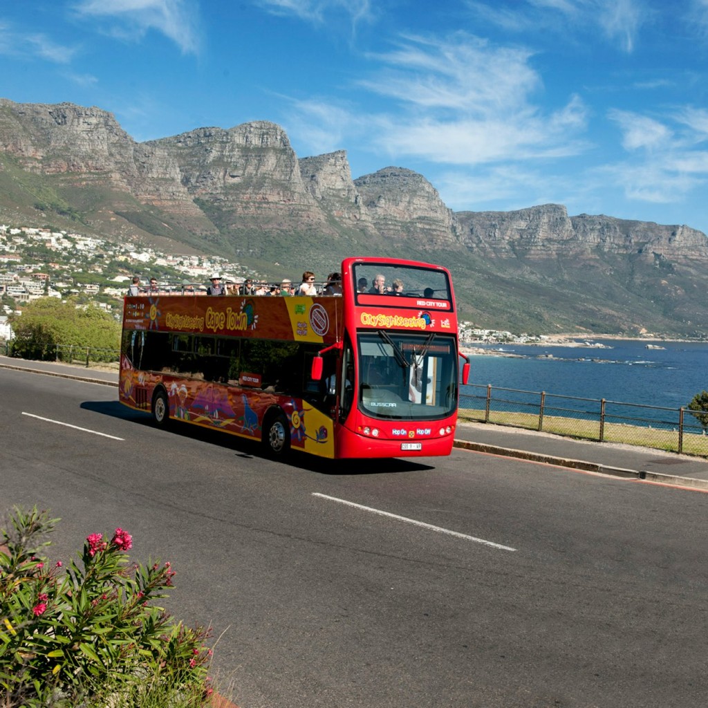 Ciutat del Cap: tour en bus turístic + taula d'anada i tornada en telefèric de muntanya