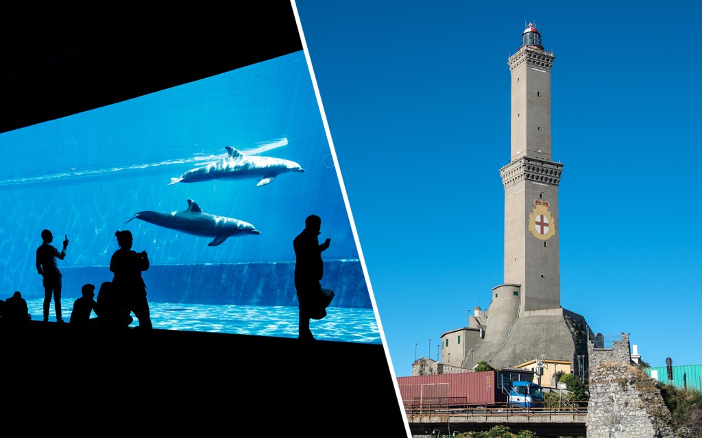 Kombitickets: Aquarium Genua + Leuchtturm von Genua (Combo: Genoa Aquarium + Lighthouse Tickets)