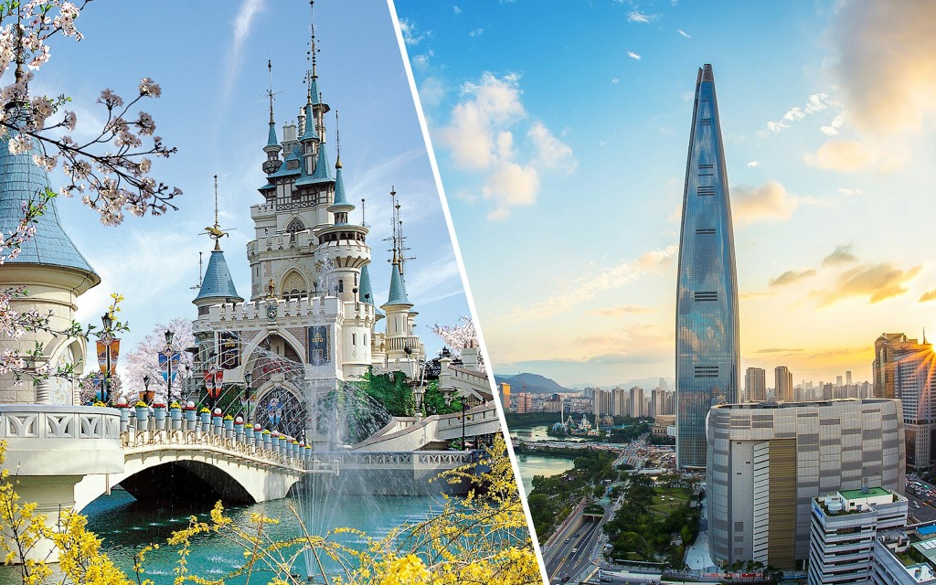Combo (Ahorra un 26%): Lotte World + Entradas para el Observatorio del Cielo de Seúl (COMBO: Lotte World and Folk Museum + Seoul Sky Observatory)