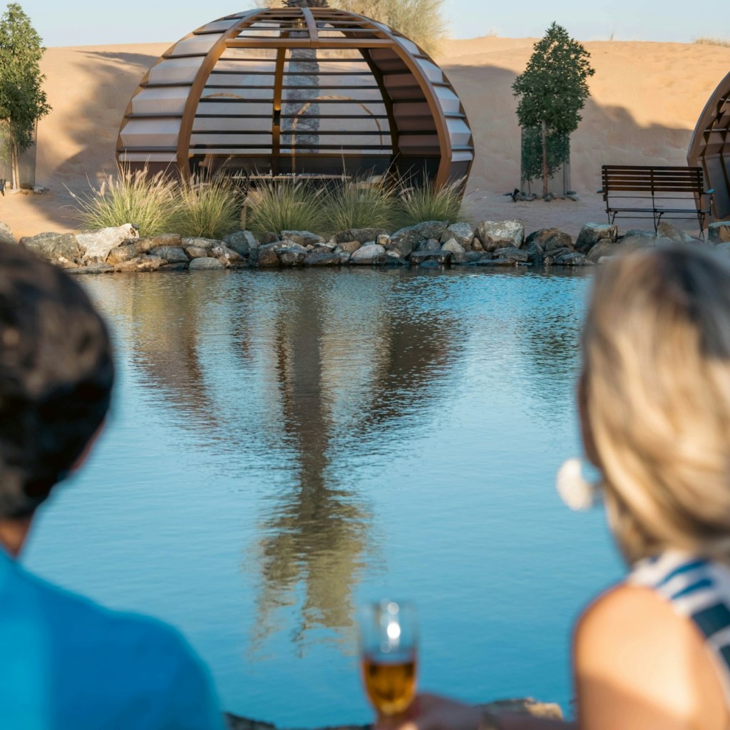 Dubai: Geführte Luxus-Wüstensafari + Falknerei-Show + Abendessen + Transfers