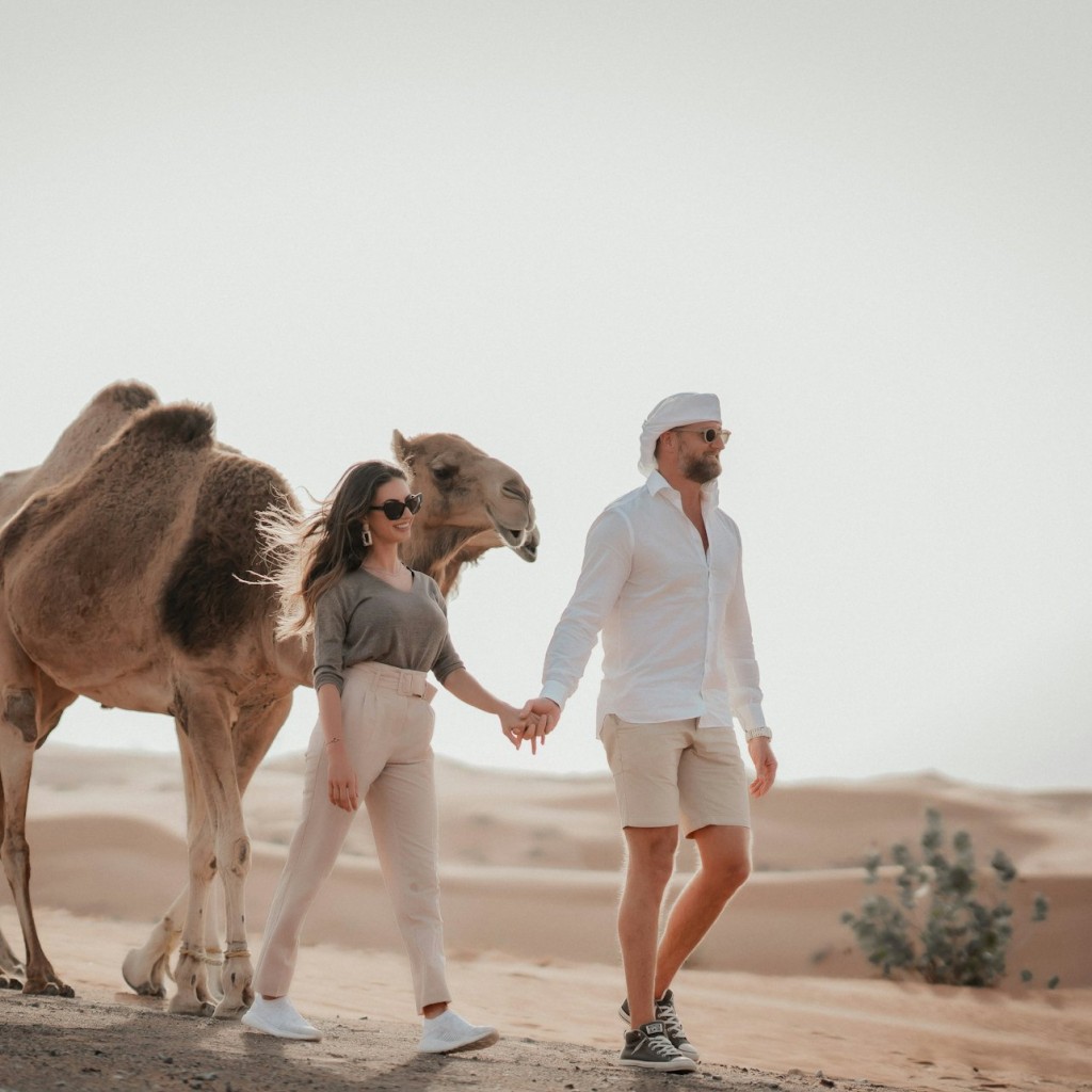 Safari matinal pel desert de Dubai: passeig en camell i sandboard