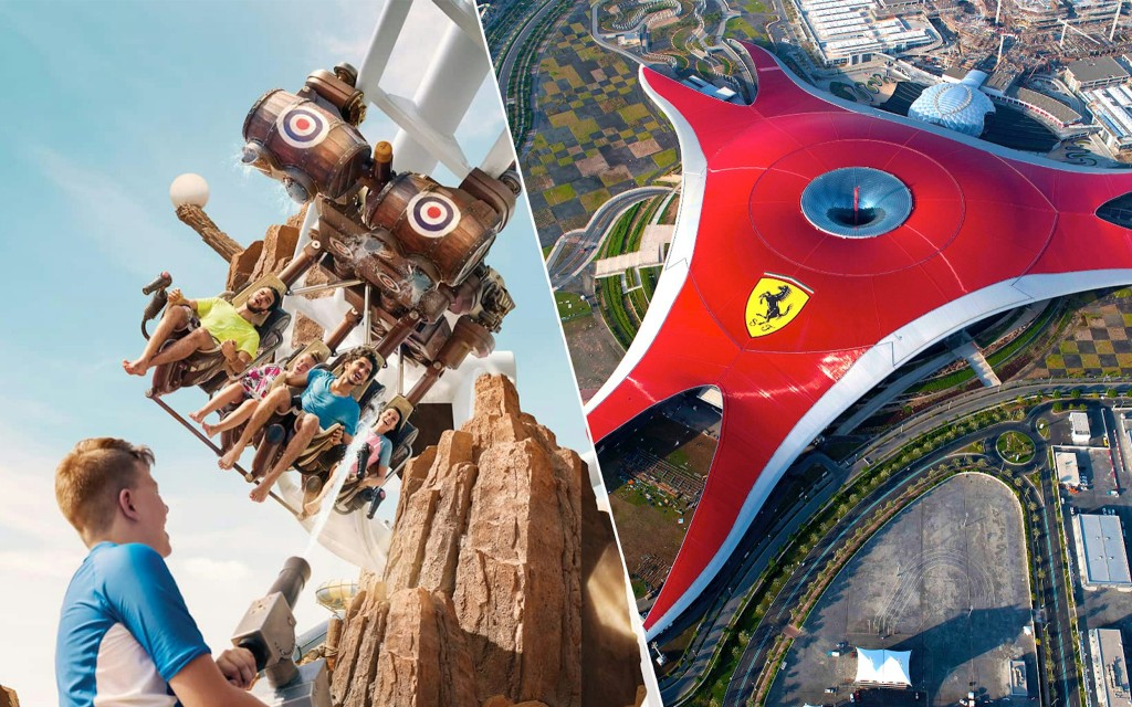 Biglietti per il Ferrari World Abu Dhabi con navetta gratuita (3-Park Pass: Any 3 Parks in 6 Days)