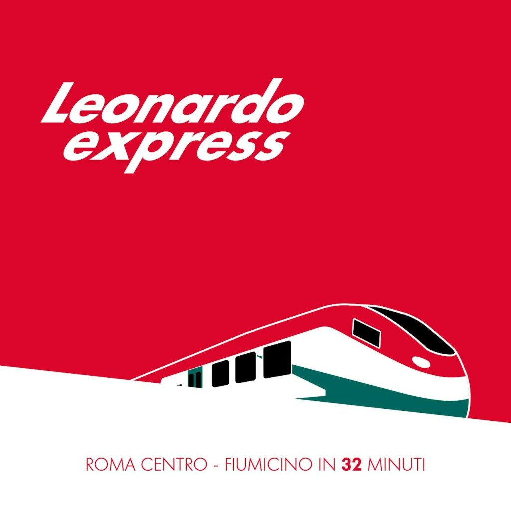 Lotnisko Fiumicino: pociąg Leonardo Express w obie strony z/do Rzymu Termini
