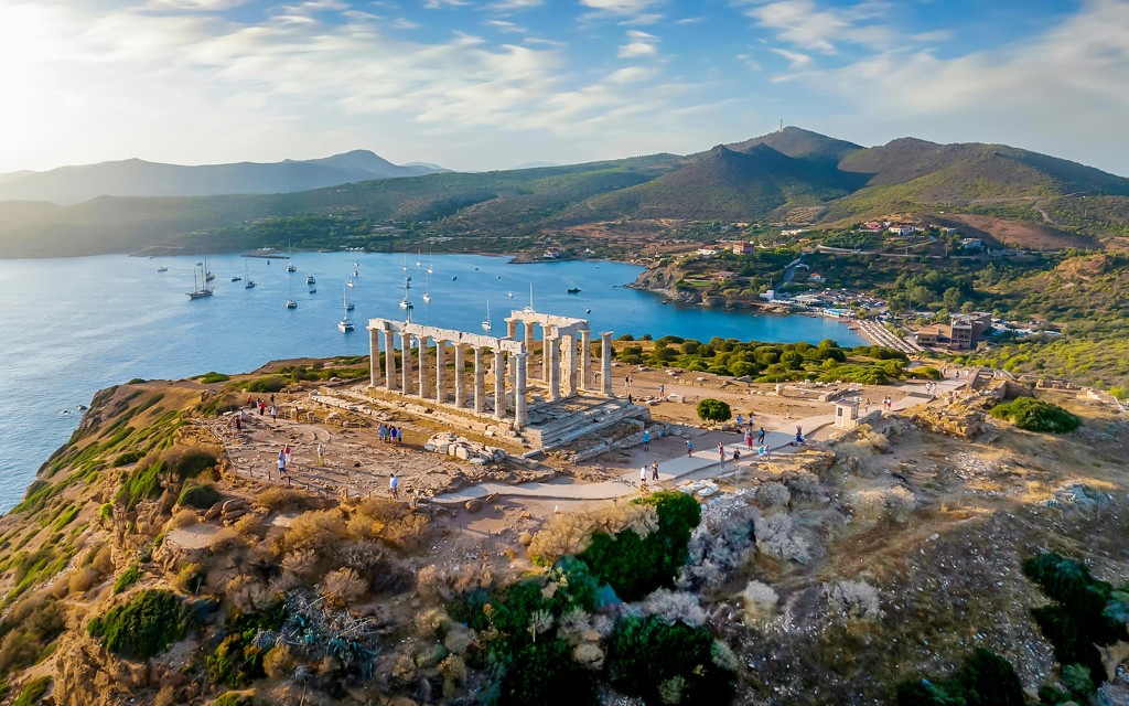 Desde Atenas: Templo de Poseidón y Cabo Sounion - Excursión de media jornada (Guided Tour with Transfers (without Entry Tickets))