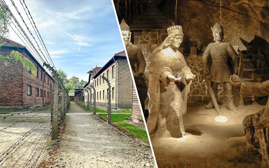Ab Krakau: Geführte Tour nach Auschwitz-Birkenau und zum Salzbergwerk Wieliczka
(English Guided Tour with Meeting Point Pickup)