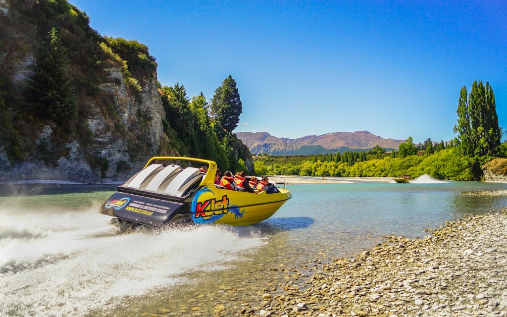 Kawarau und Shotover Fluss Bootsfahrt von KJet (1-hour Jet Boat Experience on the Kawarau and Shotover Rivers)