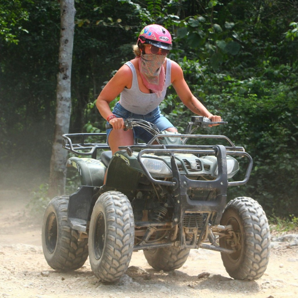 Mayan Jungle Rush: ATV + Ziplines + Lunch + Transfer