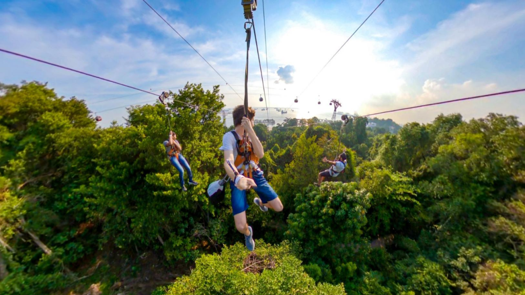 Mega Adventure Park Singapore Ticket (MegaZip, Climb & Jump)