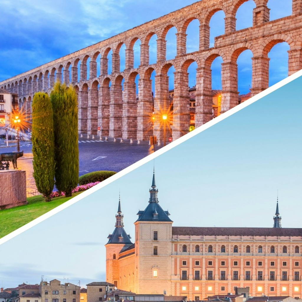 Segovia i Toledo: entrades + visita guiada + trasllats