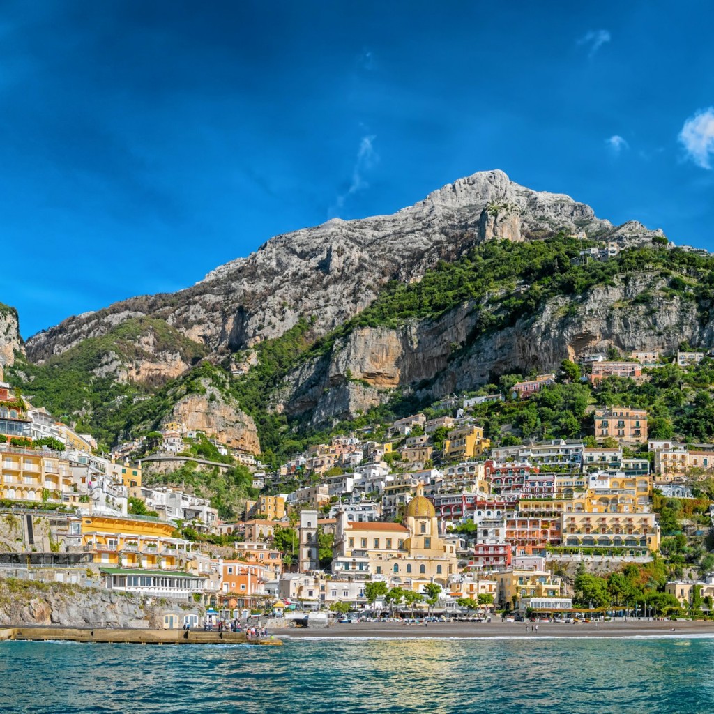 Sorrent, Positano und Amalfi: Geführte Tour ab Pompeji + Bootsfahrt