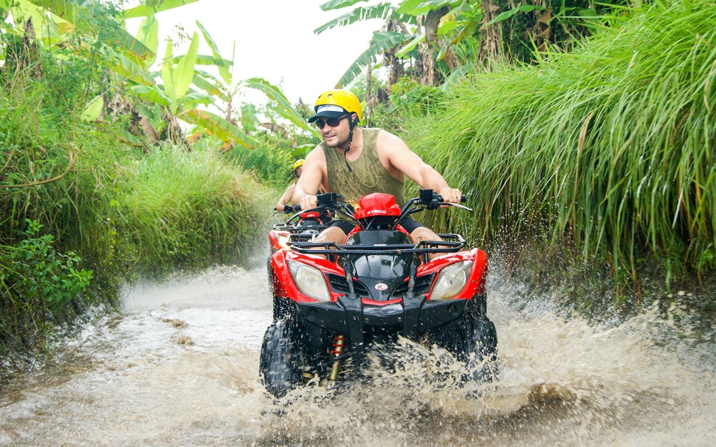 Ubud: ATV-Quad-Bike-Tour mit Alas Harum Bali (Tandem ATV + Alas Harum Bali + Coffee Plantation + Transfers)