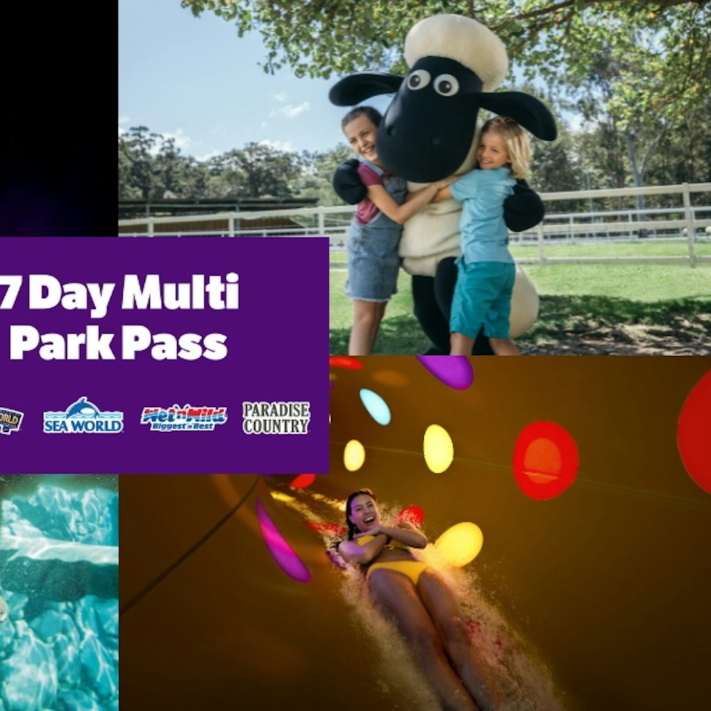 Warner Bros. Movie World, Sea World et Wet'n'Wild Gold Coast : Pass de 7 jours