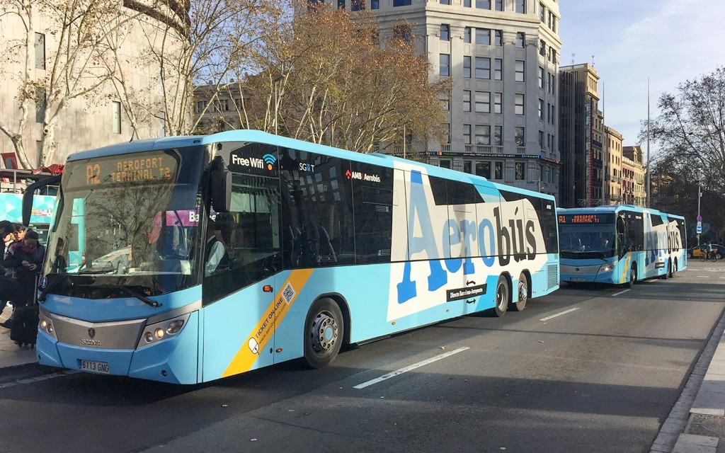Aerobus: Bustransfers zwischen dem Flughafen Barcelona (El Prat) und der Plaça Catalunya (einfache Fahrt) (One-Way Ticket: Barcelona Airport (T1/T2) to Plaça Catalunya) - 2