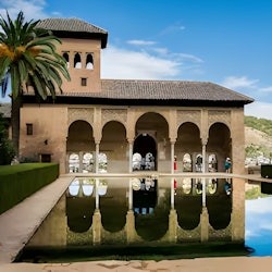 Alhambra & Nasrid Palaces: Guided Tour + Transport from Granada & Arabian Bath - 1