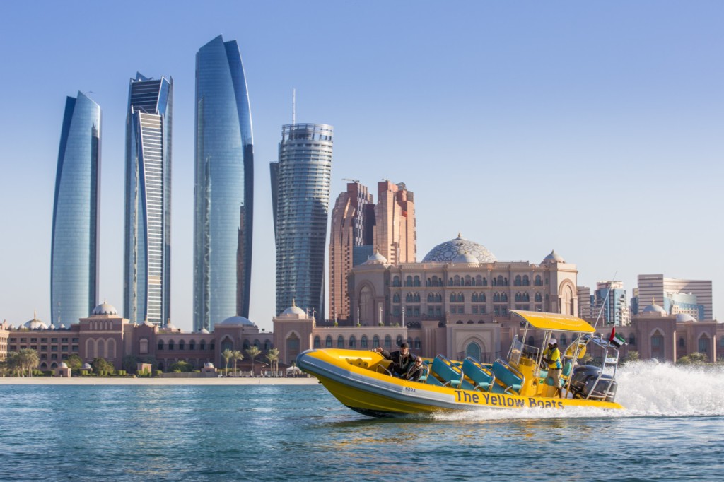 The Yellow Boats Abu Dhabi Speedboat Tour (The Yellow Boats Abu Dhabi - Corniche Tour (60 Minutes)) - 1
