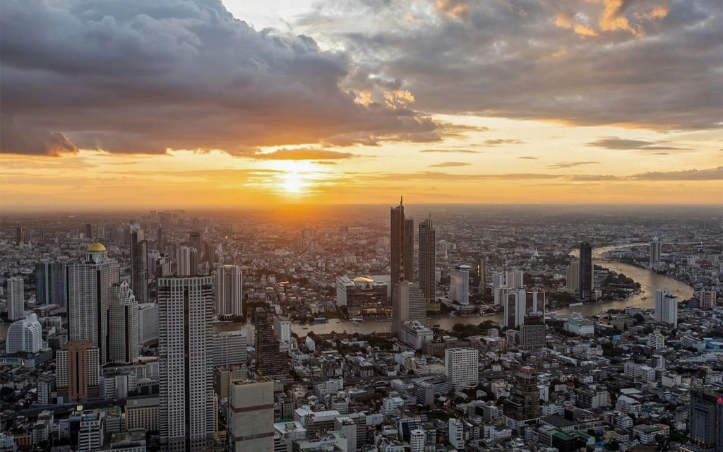 [Mahanakhon SkyWalk + Biglietti Skyverse con pasti e bevande (SkyVerse + SkyWalk Indoor & Rooftop Ticket with Meal: Sunset) - 1