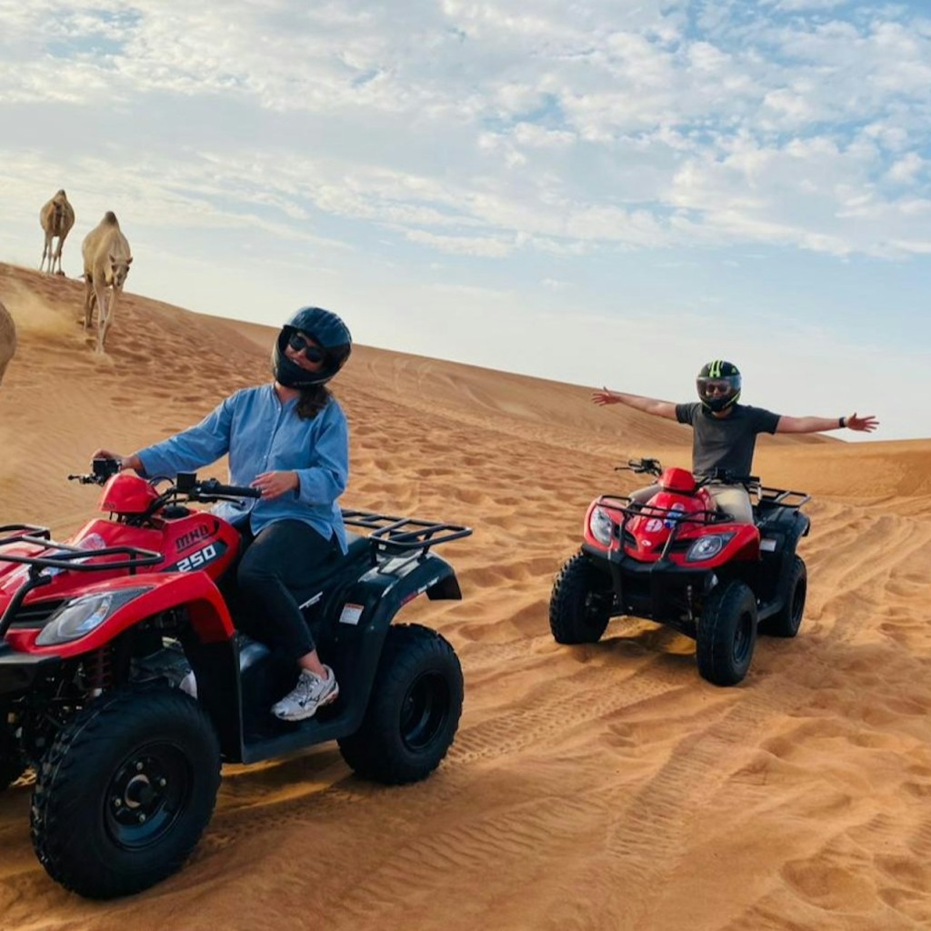 Dubai Desert Safari: Camel Ride, Sandboarding, BBQ Dinner & Quad Ride - 3