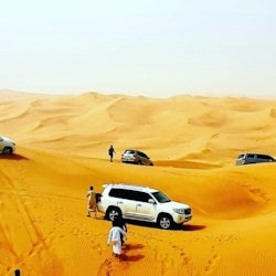 Safari pel desert de Dubai: sandboard a les dunes vermelles, espectacle en directe i sopar - 3