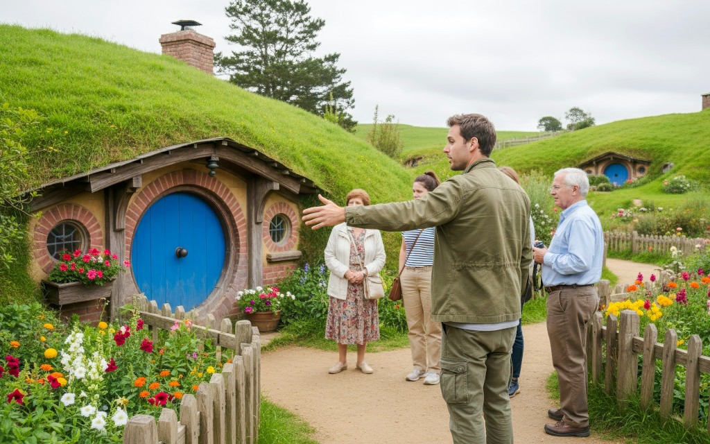 From Auckland: Hobbiton & Te Puia Tour with Festive Lunch & Hangi Dinner Buffet (Shared Tour) - 1