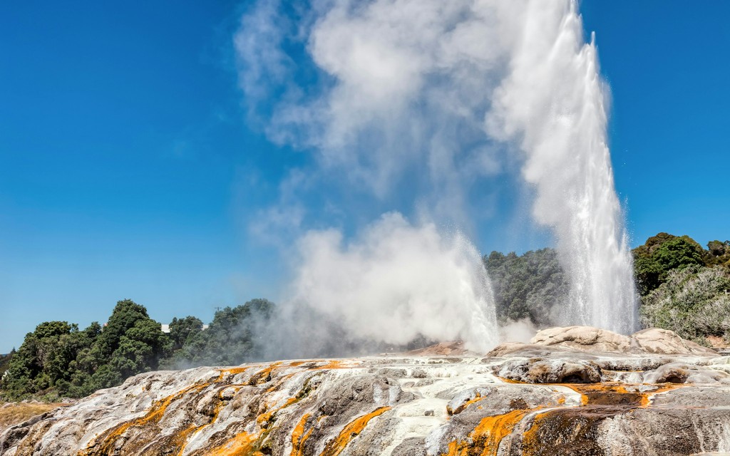 Von Auckland aus: Waitomo-Höhlen, Rotorua & Te Puia geführte Tour (General Admission) - 2