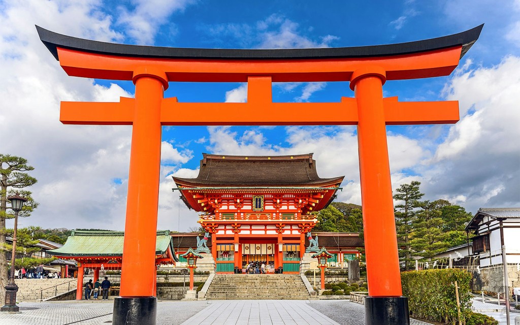 Von Kyoto/Osaka: Kinkakuji, Kiyomizu-Tempelgebiet & Fushimi-Inari-Schrein - geführte Tagestour (Pick-up from Nipponbashi, Osaka) - 1