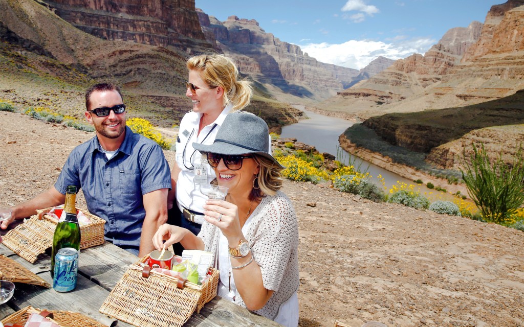 From Las Vegas: 70+ min Grand Canyon West Rim Helicopter Tour Plus Canyon Floor Landing with Champagne (From Boulder City: Helicopter Tour, 70-min + Floor Landing) - 2