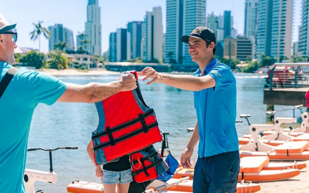 Gold Coast Waterbike Erlebnis von Surfers Paradise aus (Double Waterbike Experience) - 3