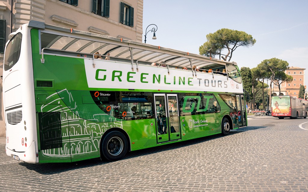 Green Line: Rome Hop-on Hop-off Bus Tour (3-Ride Pass) - 1