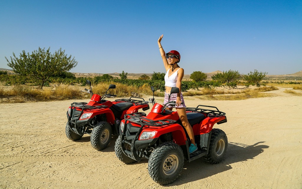 Visite guidée en quad tout terrain avec transferts (Cappadocia & Cavusin Village ATV Safari Tour) - 1