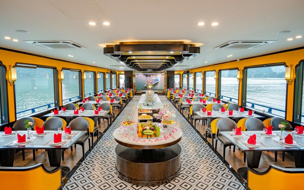 Ha Long Bay Deluxe Schifffahrt mit geräumigem Sky-Deck und Allwetter-Dining (Departure from Hanoi) - 3