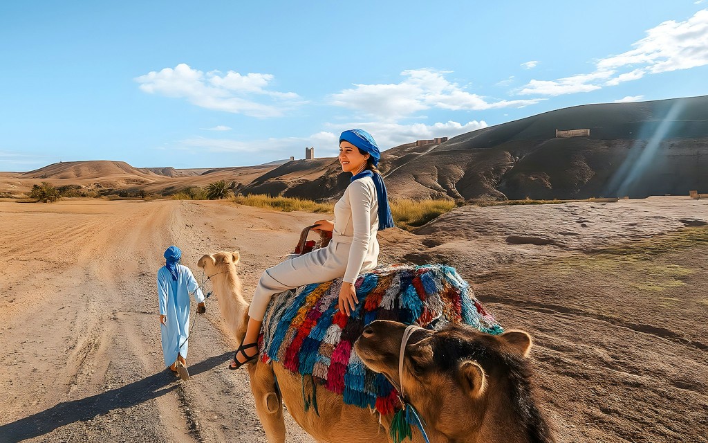 Excursion d'une demi-journée dans le désert d'Agafay avec balade bà dos de chameau ou en quad et thé marocain (Agafay Quad Ride ) - 1