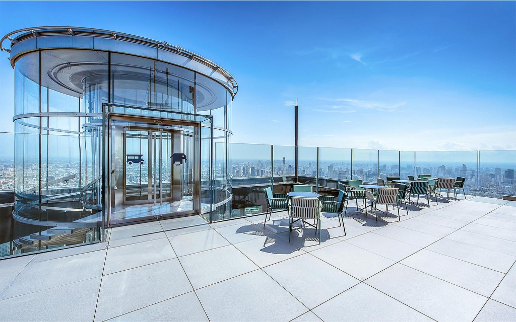 [Biglietti per il Mahanakhon Skywalk con accesso al tetto (SkyVerse + SkyWalk Indoor & Rooftop Ticket: Sunset) - 1