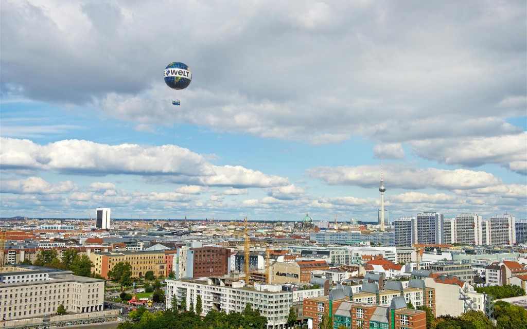 Billet pour le ballon Welt à Berlin (Aufstieg mit dem Weltballon) - 1