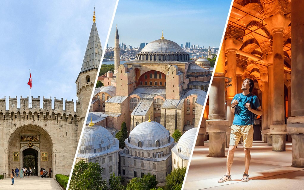 Super Combo de Istambul: Ingressos sem fila para o Palácio de Topkapi + Santa Sofia + Cisterna da Basílica
 (Topkapi Palace + Hagia Sophia + Basilica Cistern + Guided Tour) - 1