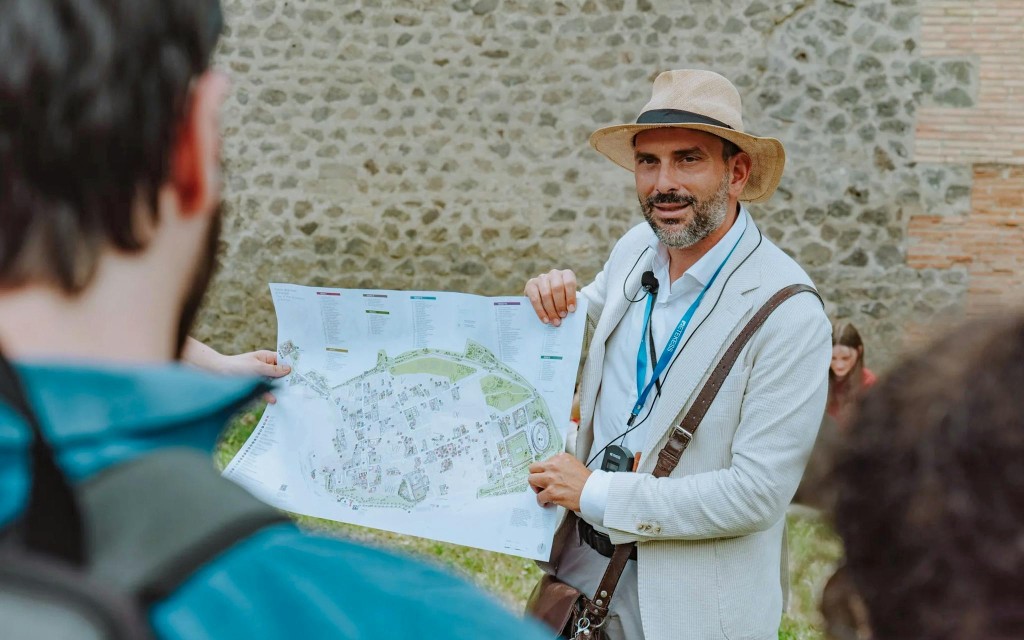 From Naples: Pompeii & Vesuvius Guided Tour with Transfers (Pompeii & Vesuvius Small Group Tour) - 1