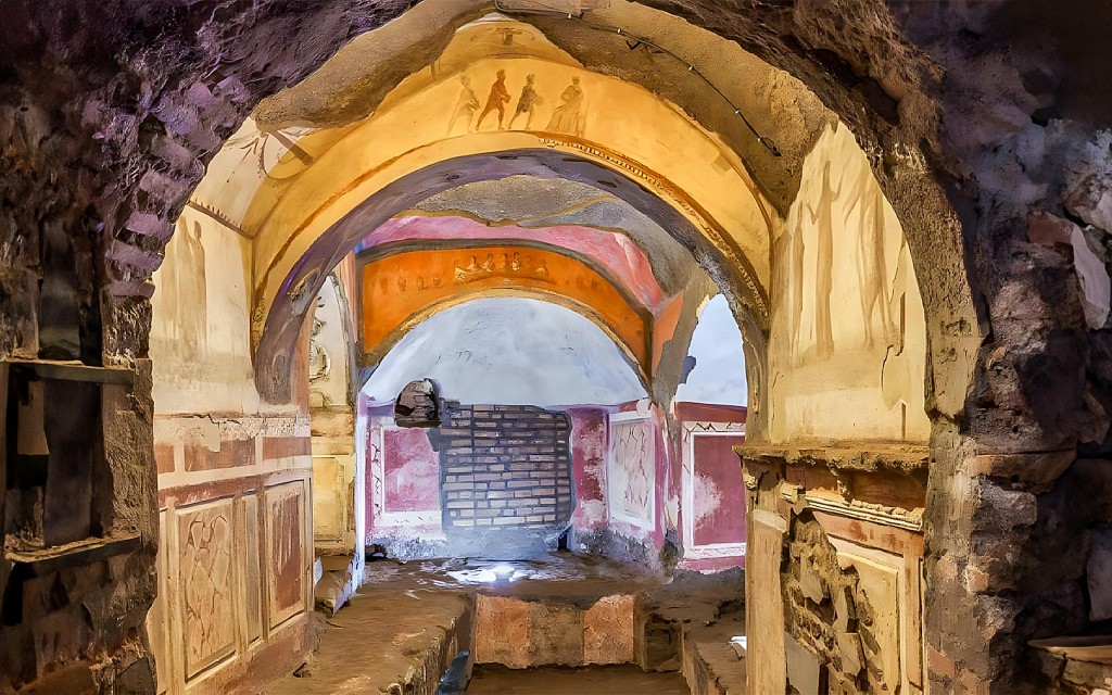 Eintrittskarte für die Kapuzinergruft mit Audioguide (English Guided Tour + Roman Catacombs + Bocca della Verità Tour + Transfers) - 2
