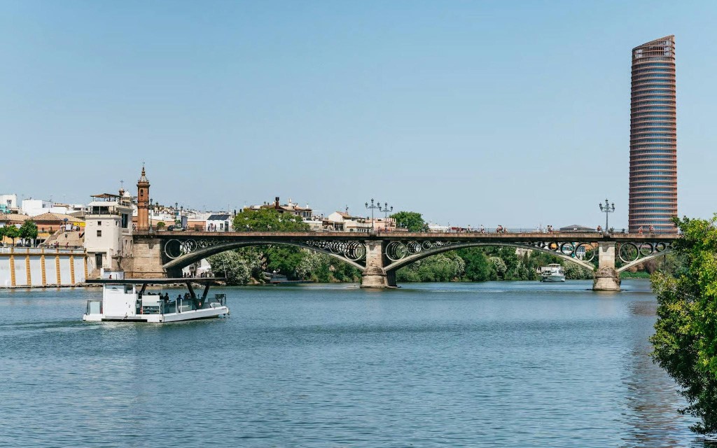 Sevilla: umweltfreundliche Guadalquivir-Flussfahrt mit Reiseleiter  (Seville 1-Hour Eco-Friendly Guadalquivir River Cruise with Live Guide) - 2