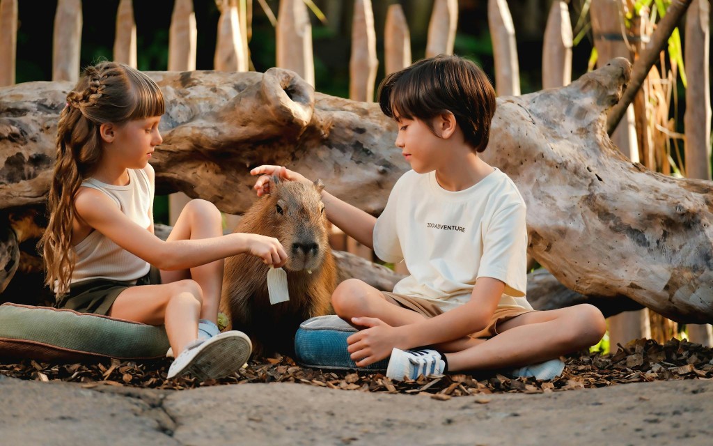 Interaction avec le capybara et option de brunch avec billets pour le zoo de Bali (Capybara Connection + Transfer) - 1