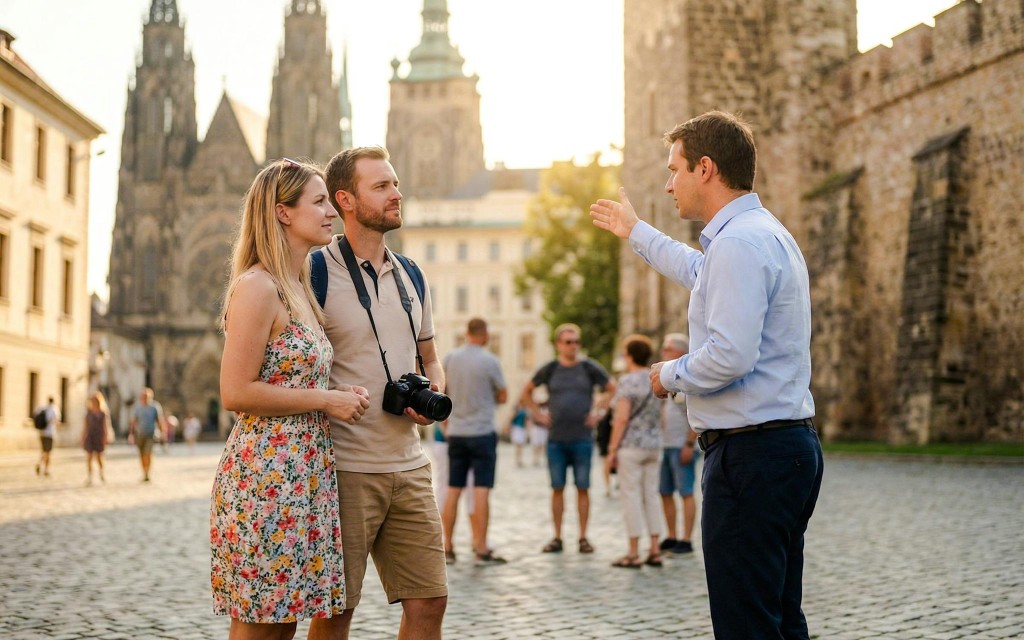 Geführte Tour durch die Prager Burg (Italian Guided Tour of Exteriors) - 1