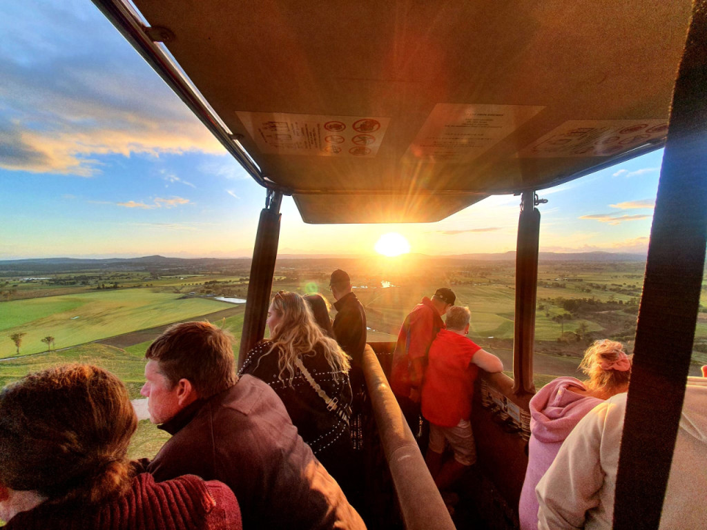 Hot Air Balloon Flight over Gold Coast with Optional upgrade to Breakfast (Hot Air Balloon Flight with Vineyard Breakfast + Wine Tasting) - 2