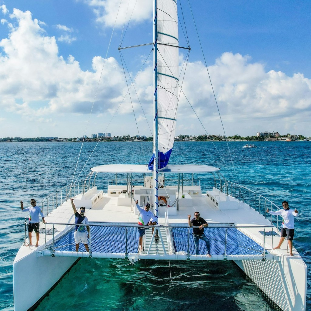 Isla Mujeres: Catamaran Tour with Snorkeling & Beach Club from Cancún - 1