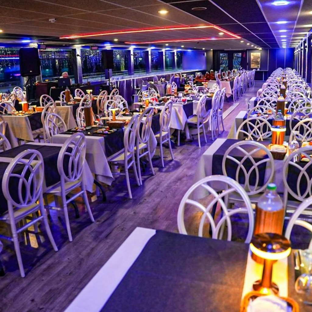 Istanbul: Bosphorus Dinner Cruise with Live Show in a Catamaran - Soft Drinks + Transfer from Hotel - 2