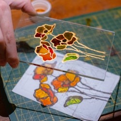 Istanbul: Stained Glass Painting Workshop + Unlimited Turkish Tea & Coffee - 1